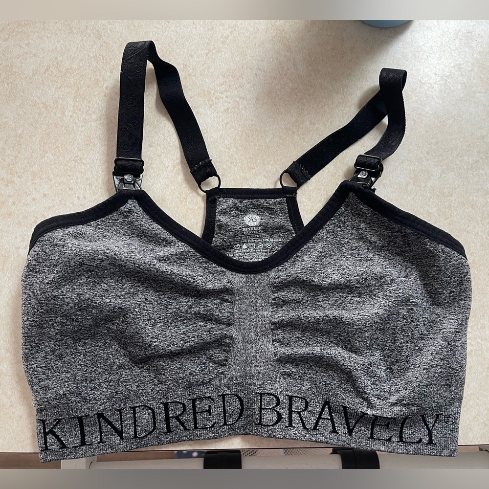 Kindred Bravely Charcoal Nursing Bra